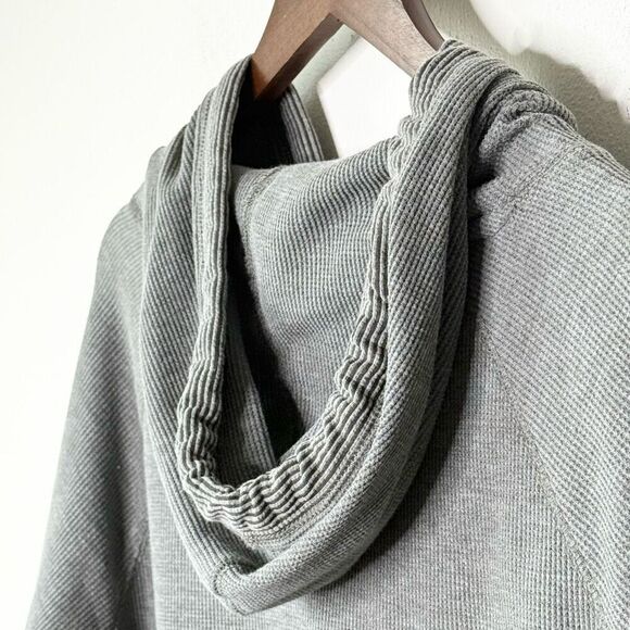 PrAna Waffle Knit Thermal Hooded Shirt - Women’s US L - Picture 8 of 10